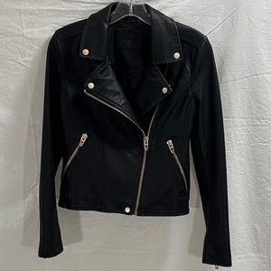 Blank NYC Faux Leather Moto Jacket Size XS
